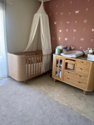 Image principale de Ensemble Commode/Table à langer + Lit à Barreaux